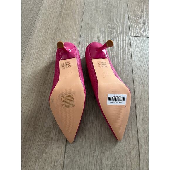 London Rag Women’s Hot Pink Zuzana Pumps Sz 9 - Picture 6 of 8